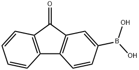 (9-Oxo-9H-fluoren-2-yl)boronic acid Struktur