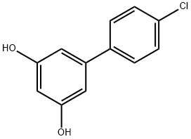 [1,1'-Biphenyl]-3,5-diol, 4'-chloro- Struktur