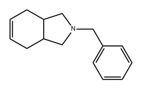 1H-Isoindole, 2,3,3a,4,7,7a-hexahydro-2-(phenylmethyl)- Struktur