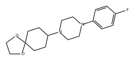 Piperazine, 1-(1,4-dioxaspiro[4.5]dec-8-yl)-4-(4-fluorophenyl)-