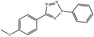 2H-Tetrazole, 5-(4-methoxyphenyl)-2-phenyl- Struktur