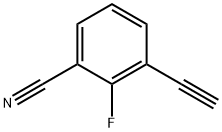 3-Ethynyl-2-fluorobenzonitrile Struktur