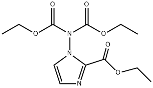 1H-Imidazole-2-carboxylic acid, 1-[bis(ethoxycarbonyl)amino]-, ethyl ester|1-[雙(乙氧基羰基)氨基]-1H-咪唑-2-甲酸乙酯