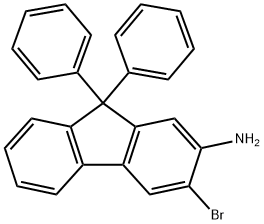 9H-Fluoren-2-amine, 3-bromo-9,9-diphenyl- Struktur