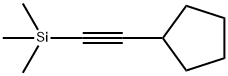 Cyclopentane, [2-(trimethylsilyl)ethynyl]- Struktur