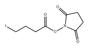 Butanoic acid, 4-iodo-, 2,5-dioxo-1-pyrrolidinyl ester Struktur