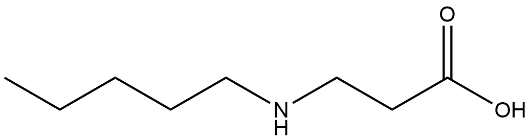 N-Pentyl-β-alanine Struktur