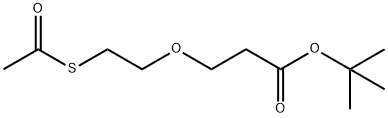 AcS-PEG1-t-butyl ester Struktur