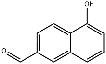 5-Hydroxy-phthalene-2-carbaldehyde Struktur