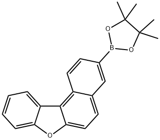 Benzo[b]naphtho[1,2-d]furan, 3-(4,4,5,5-tetramethyl-1,3,2-dioxaborolan-2-yl)- Struktur