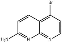 5-Bromo-1,8-naphthyridin-2-amine Struktur