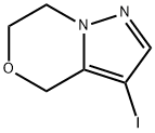 4H-Pyrazolo[5,1-c][1,4]oxazine, 6,7-dihydro-3-iodo- Struktur