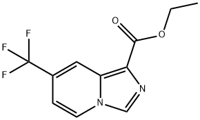 Ethyl 7-(trifluoromethyl)imidazo[1,5-A]pyridine-1-carboxylate Struktur