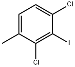 Benzene, 1,3-dichloro-2-iodo-4-methyl- Struktur