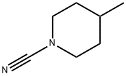 4-Methyl-1-piperidinecarbonitrile Struktur