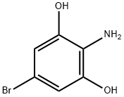 1,3-Benzenediol, 2-amino-5-bromo- Struktur