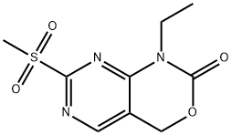 1-Ethyl-7-(methylsulfonyl)-1H-pyrimido[4,5-d][1,3]oxazin-2(4H)-one Struktur