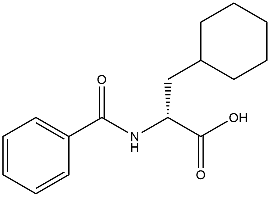 N-Bz-R-Cyclohexylalanine Struktur