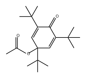 2,5-Cyclohexadien-1-one, 4-(acetyloxy)-2,4,6-tris(1,1-dimethylethyl)-