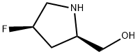 ((2R,4R)-4-fluoropyrrolidin-2-yl)methanol Struktur