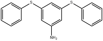 BENZENAMINE, 3,5-BIS(PHENYLTHIO)- Struktur