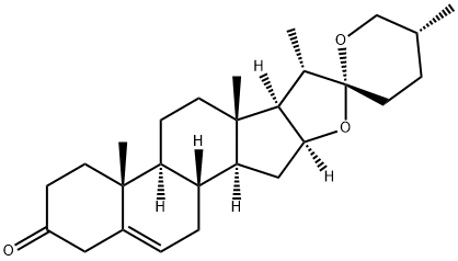 Spirost-5-en-3-one, (25R)- Struktur