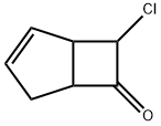 Bicyclo[3.2.0]hept-2-en-6-one, 7-chloro- Struktur