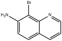 7-Quinolinamine, 8-bromo- Struktur