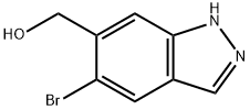 (5-bromo-1H-indazol-6-yl)methanol Struktur