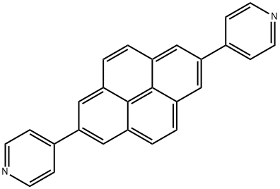 Pyridine, 4,4'-(2,7-pyrenediyl)bis- Struktur