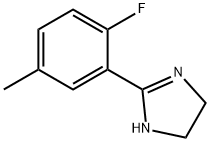 1H-Imidazole, 2-(2-fluoro-5-methylphenyl)-4,5-dihydro- Struktur