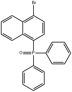 Phosphine oxide, (4-bromo-1-naphthalenyl)diphenyl- Struktur