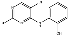 Phenol, 2-[(2,5-dichloro-4-pyrimidinyl)amino]- Struktur