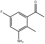 Ethanone, 1-(3-amino-5-fluoro-2-methylphenyl)- Struktur