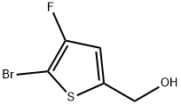 2-Thiophenemethanol, 5-bromo-4-fluoro- Struktur