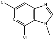 3H-Imidazo[4,5-c]pyridine, 4,6-dichloro-3-methyl- Struktur