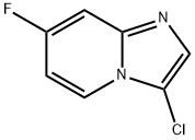 3-Chloro-7-fluoroimidazo[1,2-a]pyridine Struktur