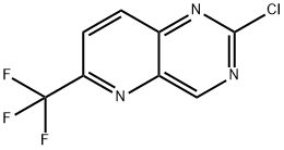 2-Chloro-6-(trifluoromethyl)pyrido[3,2-d]pyrimidine Struktur