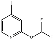 2-(Difluoromethoxy)-4-iodopyridine Struktur