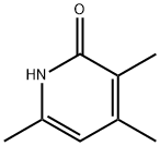 2(1H)-Pyridinone, 3,4,6-trimethyl- Struktur