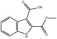 1H-Indole-2,3-dicarboxylic acid, 2-methyl ester Struktur