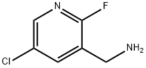 3-Pyridinemethanamine, 5-chloro-2-fluoro- Struktur