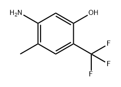 Phenol, 5-amino-4-methyl-2-(trifluoromethyl)- Struktur