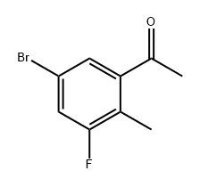 Ethanone, 1-(5-bromo-3-fluoro-2-methylphenyl)- Struktur