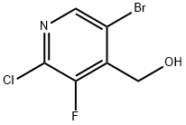 (5-Bromo-2-chloro-3-fluoropyridin-4-yl)methanol Struktur