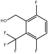 3,6-Difluoro-2-(trifluoromethyl)benzyl alcohol Struktur