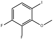 1,2-difluoro-4-iodo-3-methoxybenzene Struktur