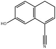 1-Naphthalenecarbonitrile, 3,4-dihydro-7-hydroxy- Struktur