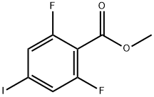 Benzoic acid, 2,6-difluoro-4-iodo-, methyl ester Struktur