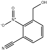 Benzonitrile, 3-(hydroxymethyl)-2-nitro- Struktur